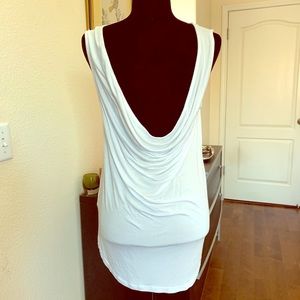 Backless White Tank Stitch Fix by Market & Spruce